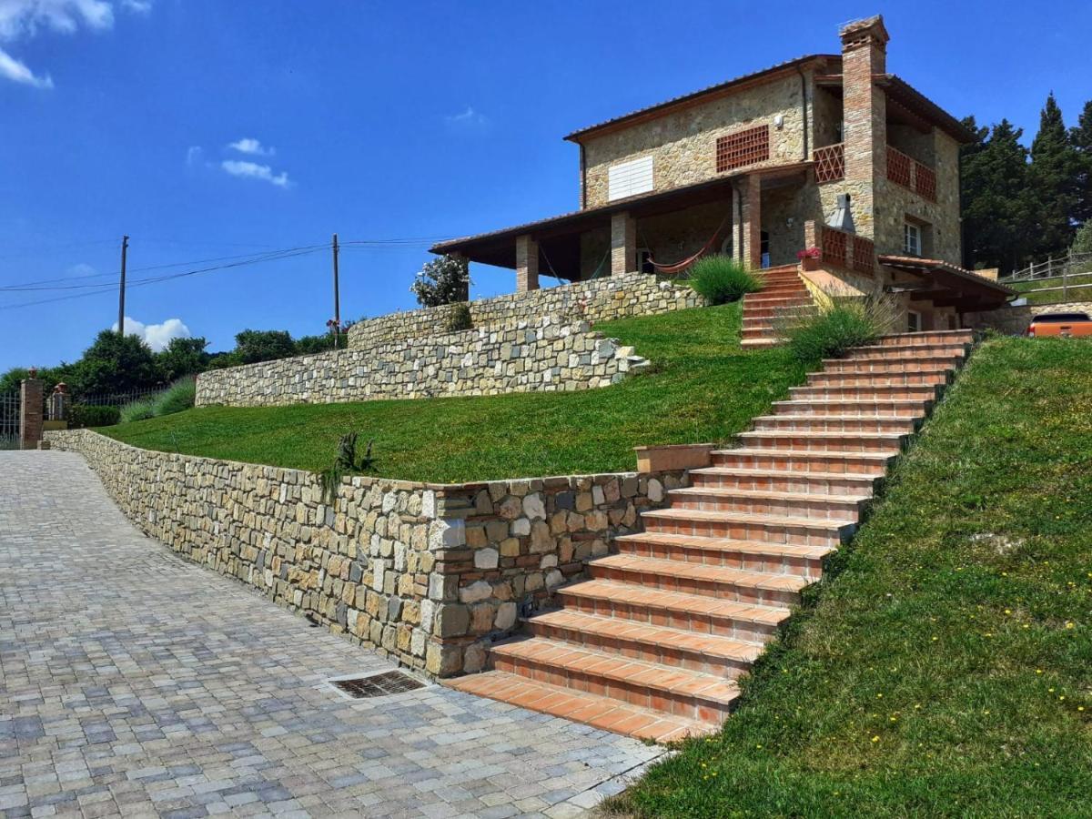 Vila Dimora Degli Angeli Chianni Exteriér fotografie