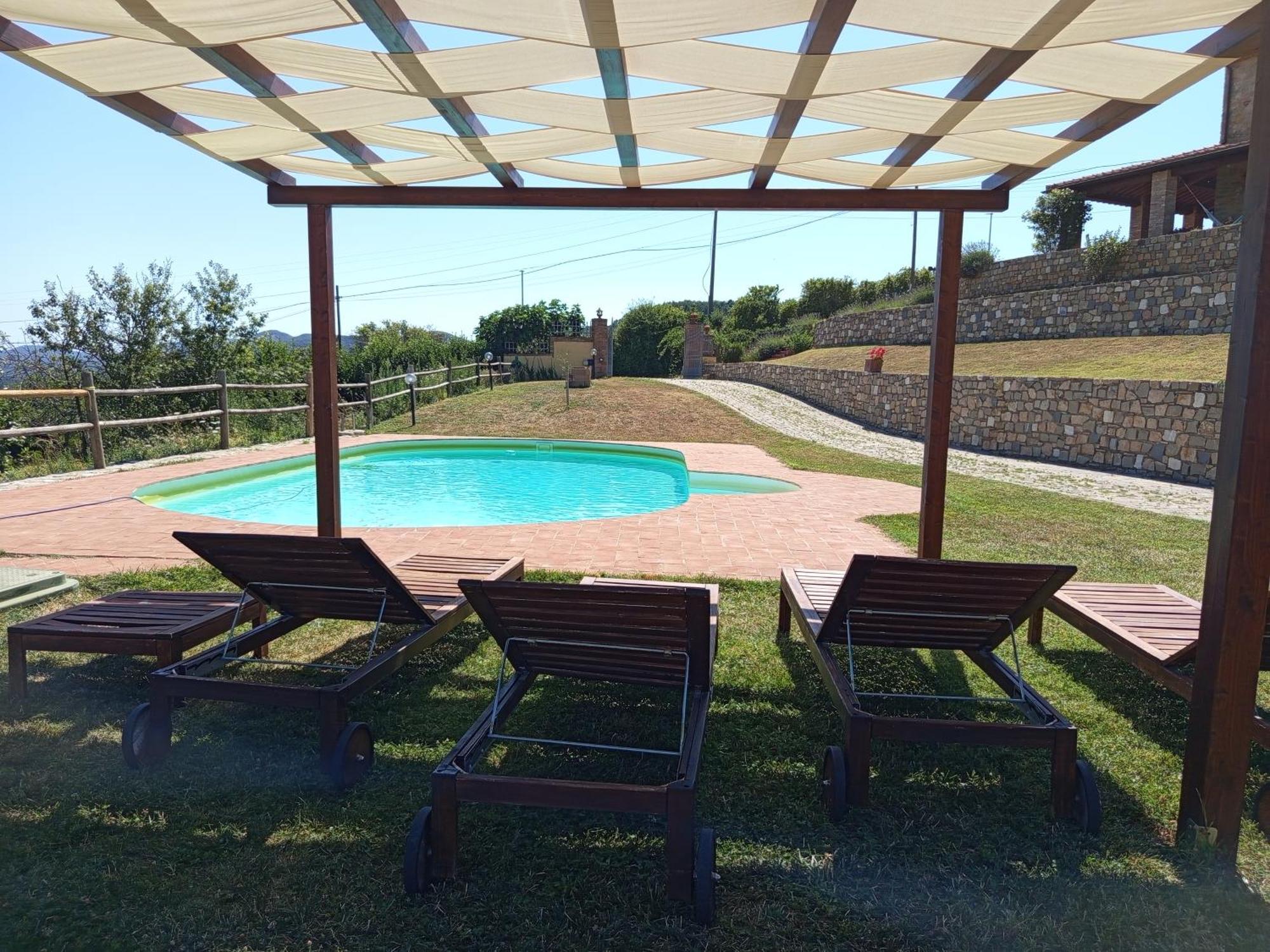 Vila Dimora Degli Angeli Chianni Exteriér fotografie