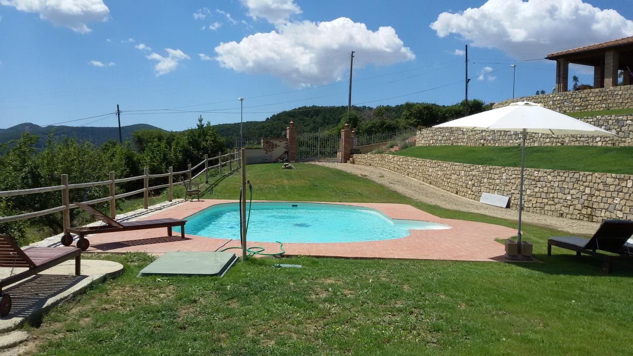 Vila Dimora Degli Angeli Chianni Exteriér fotografie